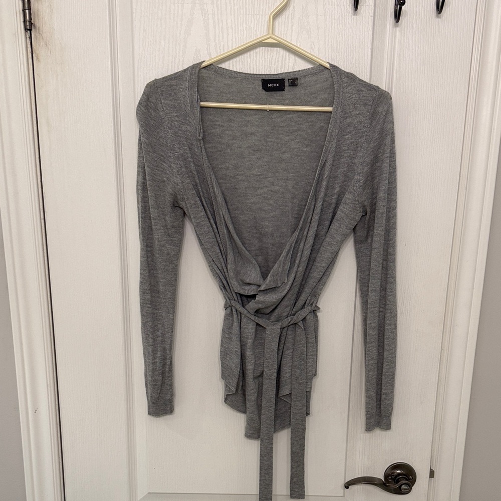 Mexx Gray Women's Cardigan Sweater